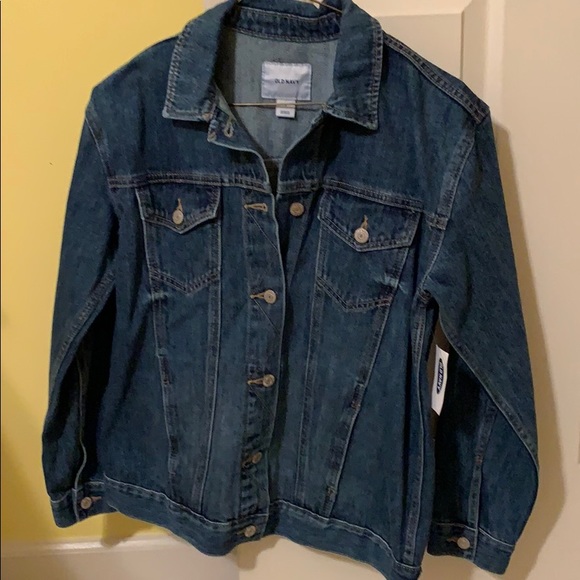 Old Navy Jackets & Blazers - ‼️NEW‼️dark wash Old Navy Jean jacket